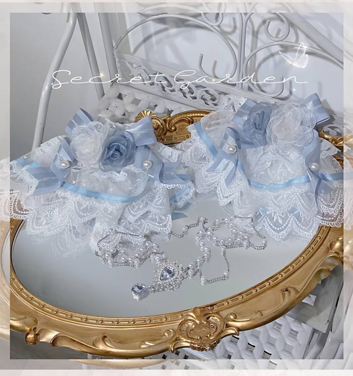 Maiye Diane Rose Hime Lolita Princess Headdress Wristcuffs Tailing