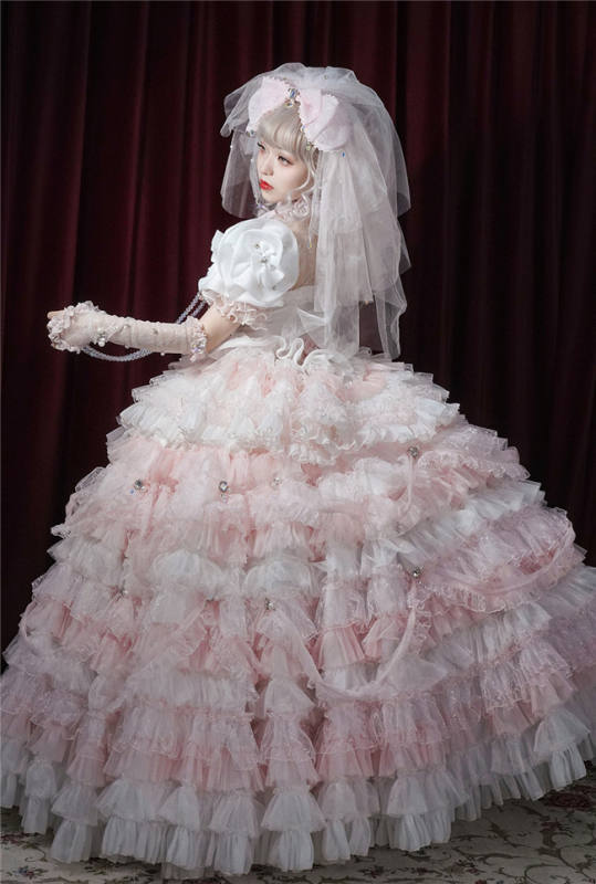 Henrietta Moonlight Crystal Dreams Super Luxury Lolita Skirt, Top and Accessories