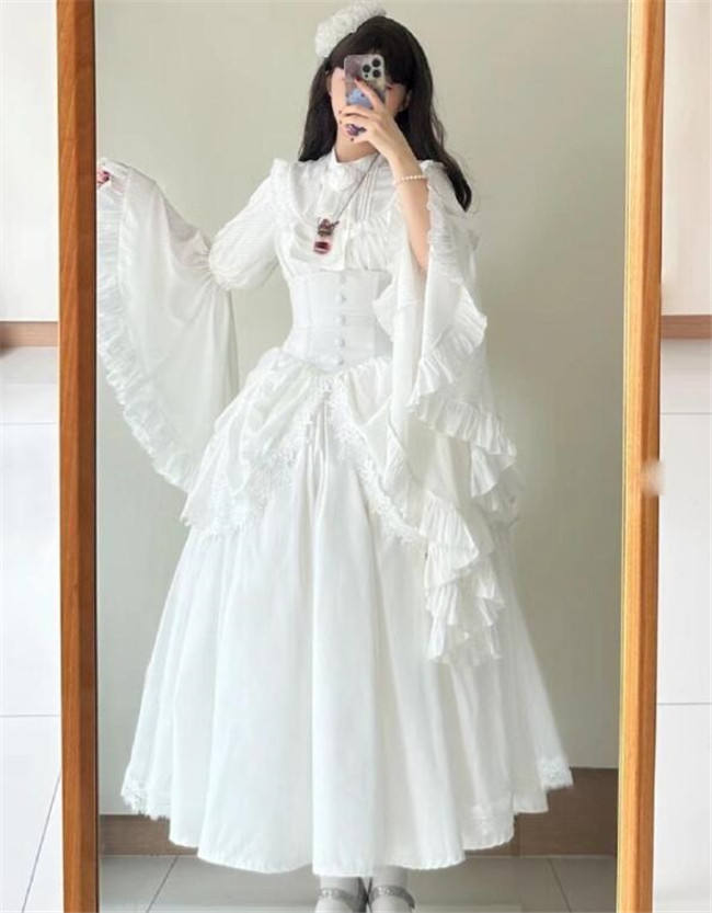 Sleepwalk Fishbone Lolita Skirt