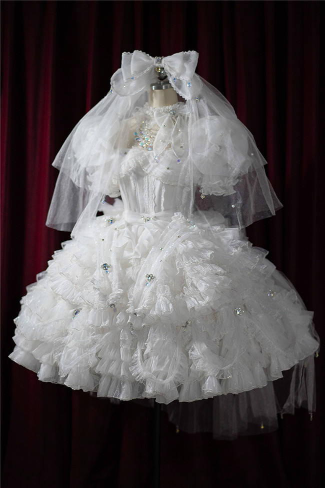 Henrietta Moonlight Crystal Dreams Super Luxury Lolita Skirt, Top and Accessories