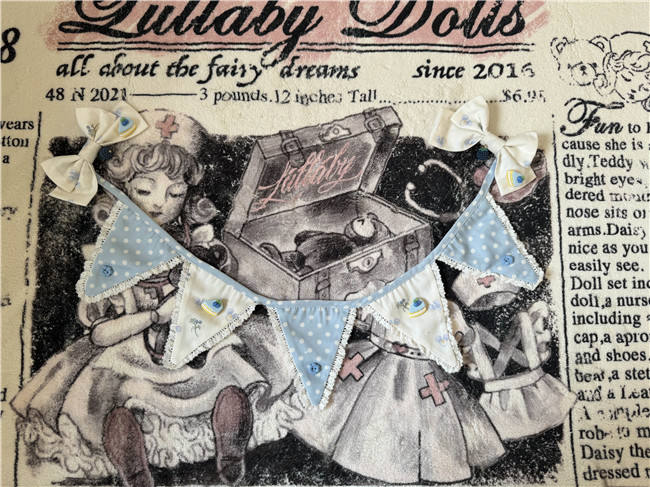Lamb Blueberry Tower Sweet Lolita Jumpers, Salopette, Blouse and Accessories