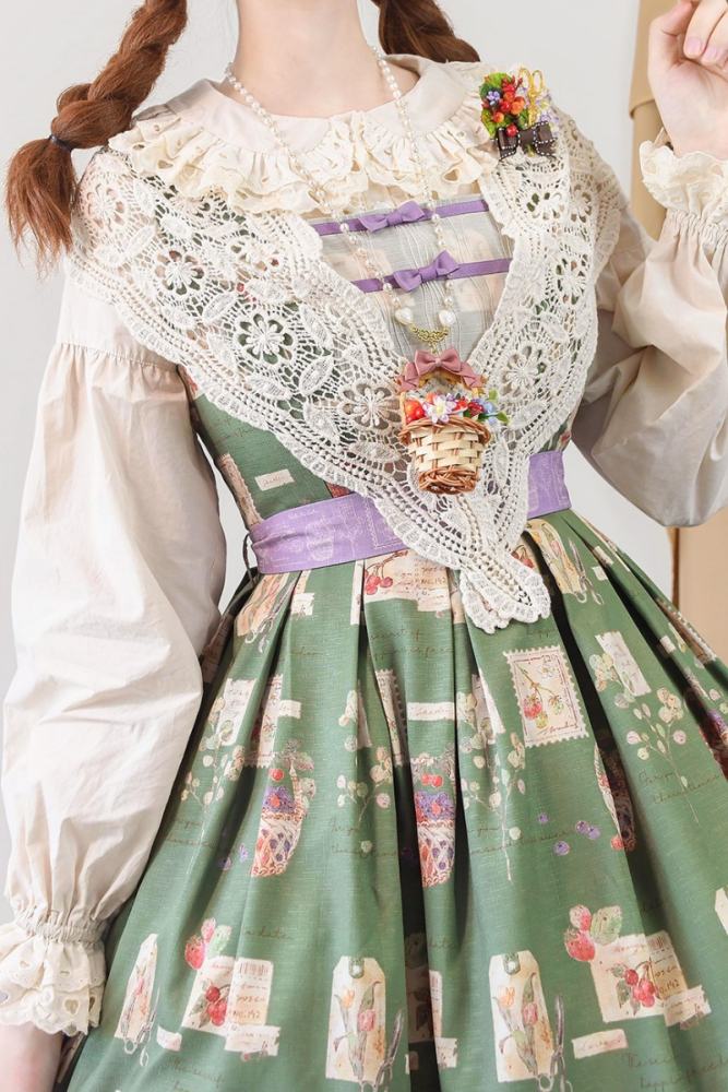 Miss Point Forest Book Cotton Lolita Blouse