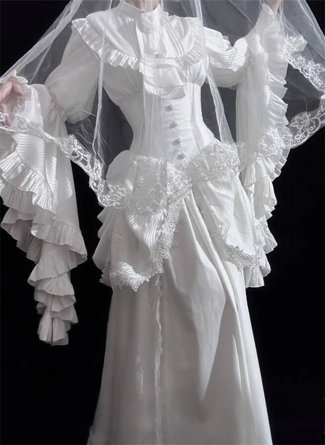 Sleepwalk Fishbone Lolita Skirt