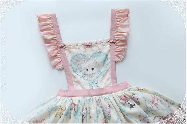 Dark Star Island Cat Fantasy Land Sweet Lolita OP, JSK, Skirt, Blouse and T-shirt