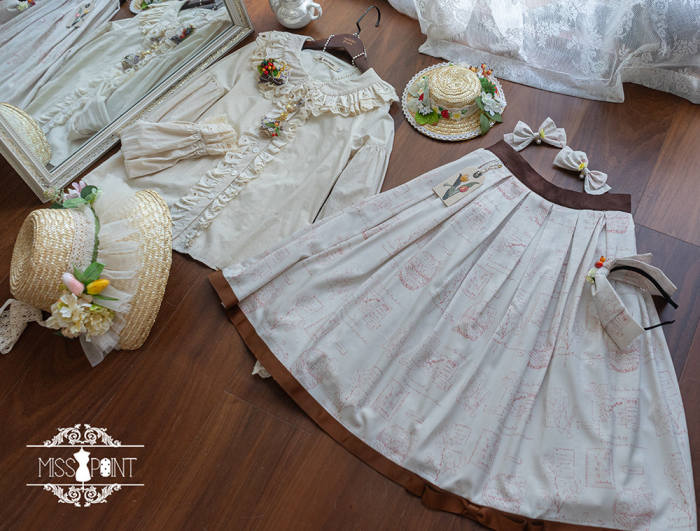 Miss Point Forest Book Cotton Lolita Blouse
