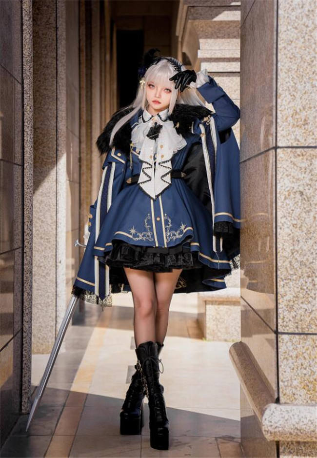 Your Highness The Oath of the Brave Military Lolita Jacket, Cape and Blouse