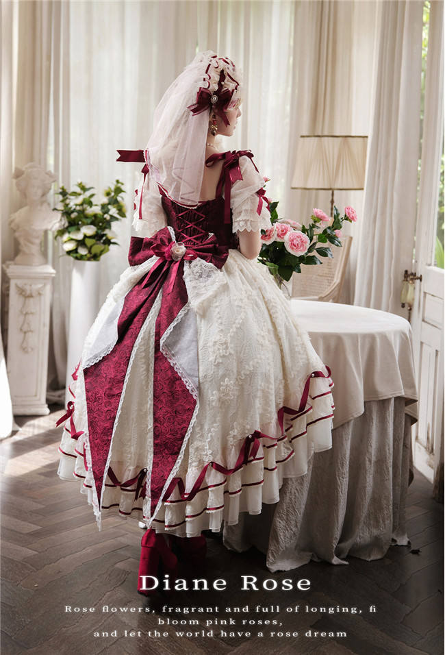 Maiye Original Diane Rose Hime Lolita Dress