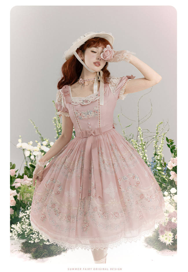 Summer Fairy Villandli Gardens Lolita One Piece