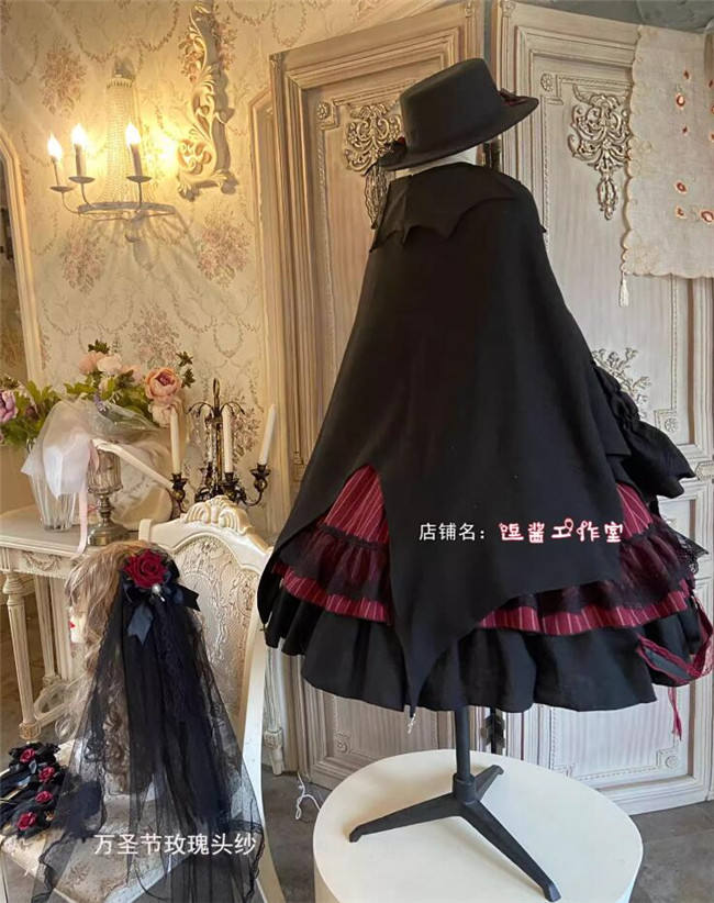 Miss Vampire Halloween Lolita Dress and Accessories