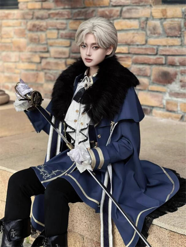 Your Highness The Oath of the Brave Military Lolita Jacket, Cape and Blouse