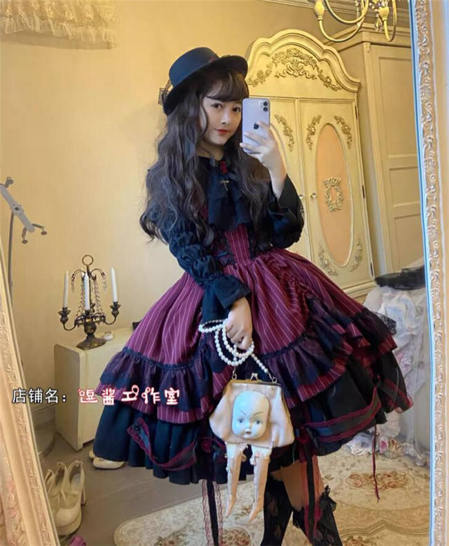 Miss Vampire Halloween Lolita Dress and Accessories