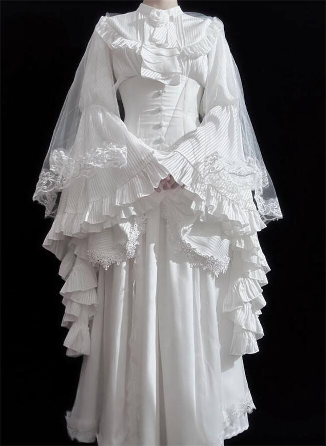 Sleepwalk Fishbone Lolita Skirt