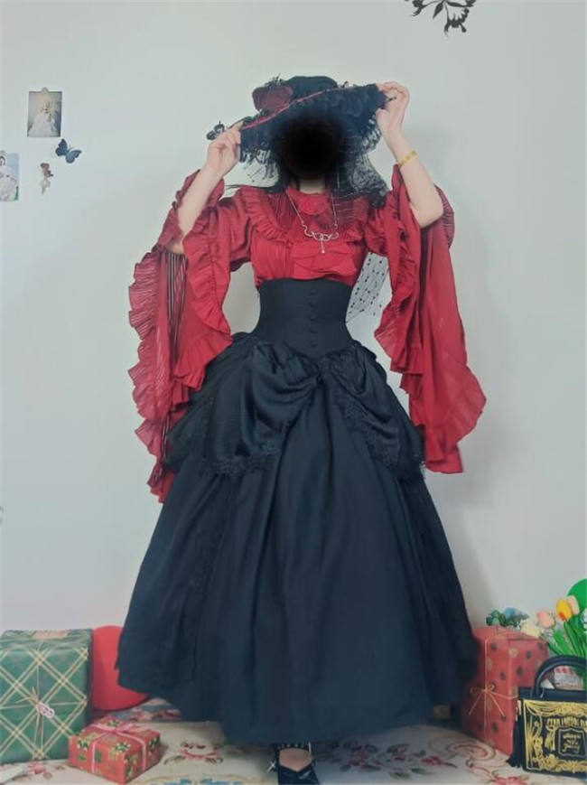 Sleepwalk Fishbone Lolita Skirt