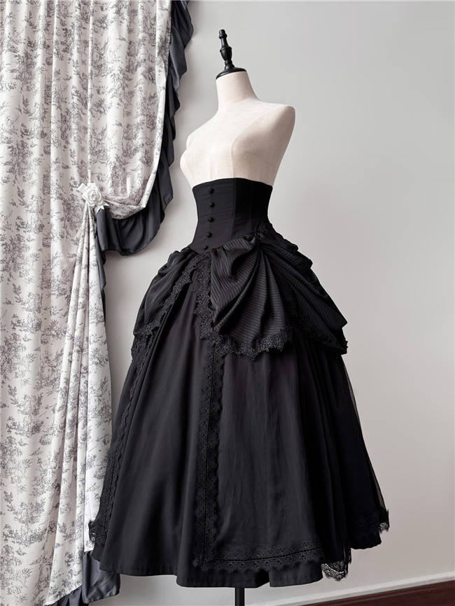 Sleepwalk Fishbone Lolita Skirt