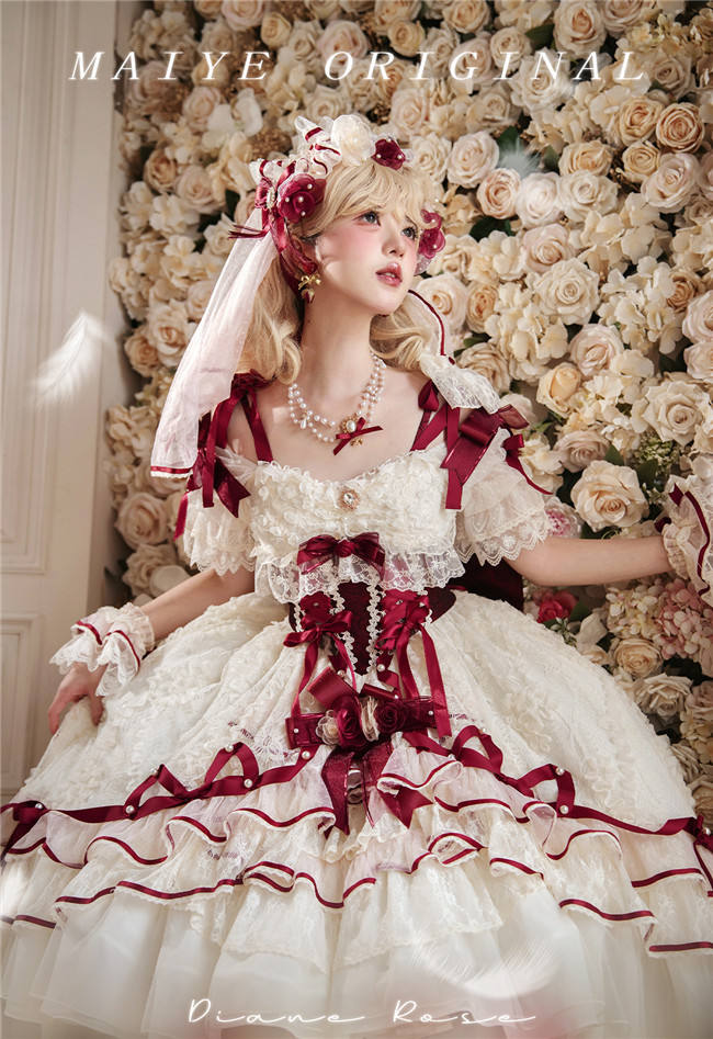 Maiye Original Diane Rose Hime Lolita Dress