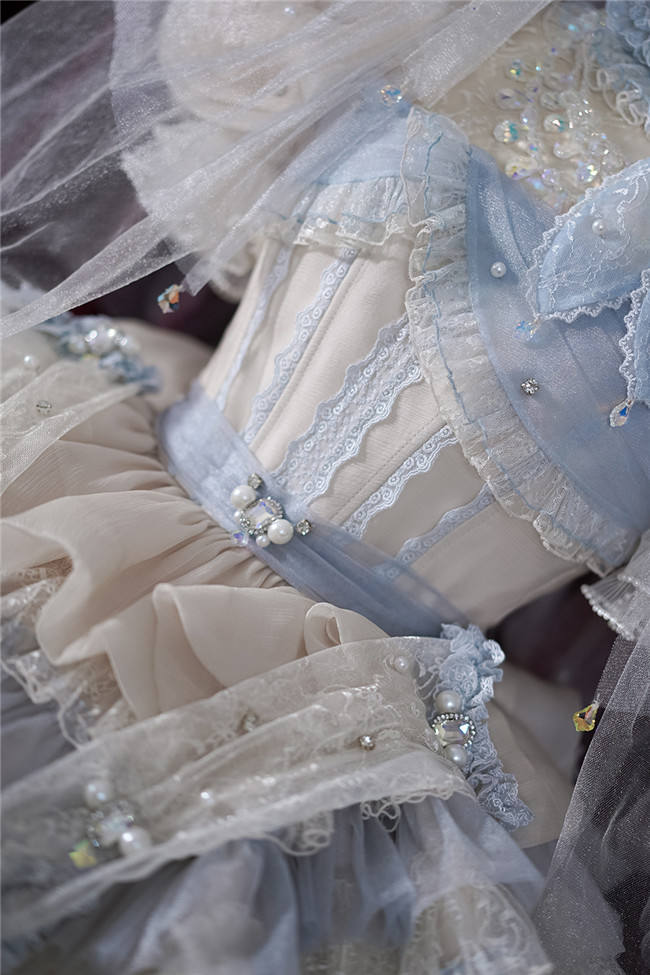 Henrietta Moonlight Crystal Dreams Super Luxury Lolita Skirt, Top and Accessories