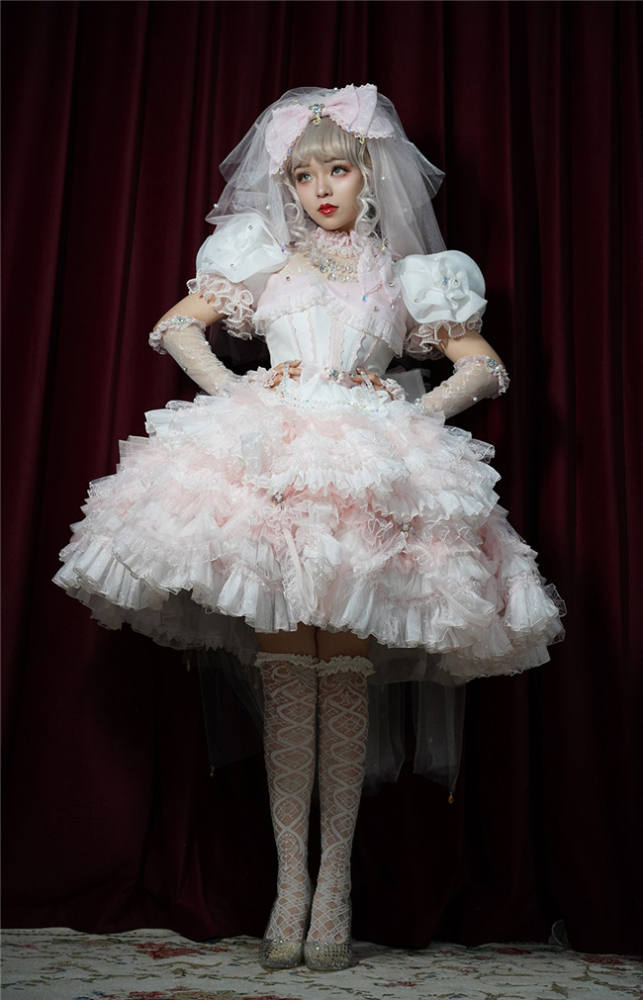 Henrietta Moonlight Crystal Dreams Super Luxury Lolita Skirt, Top and Accessories