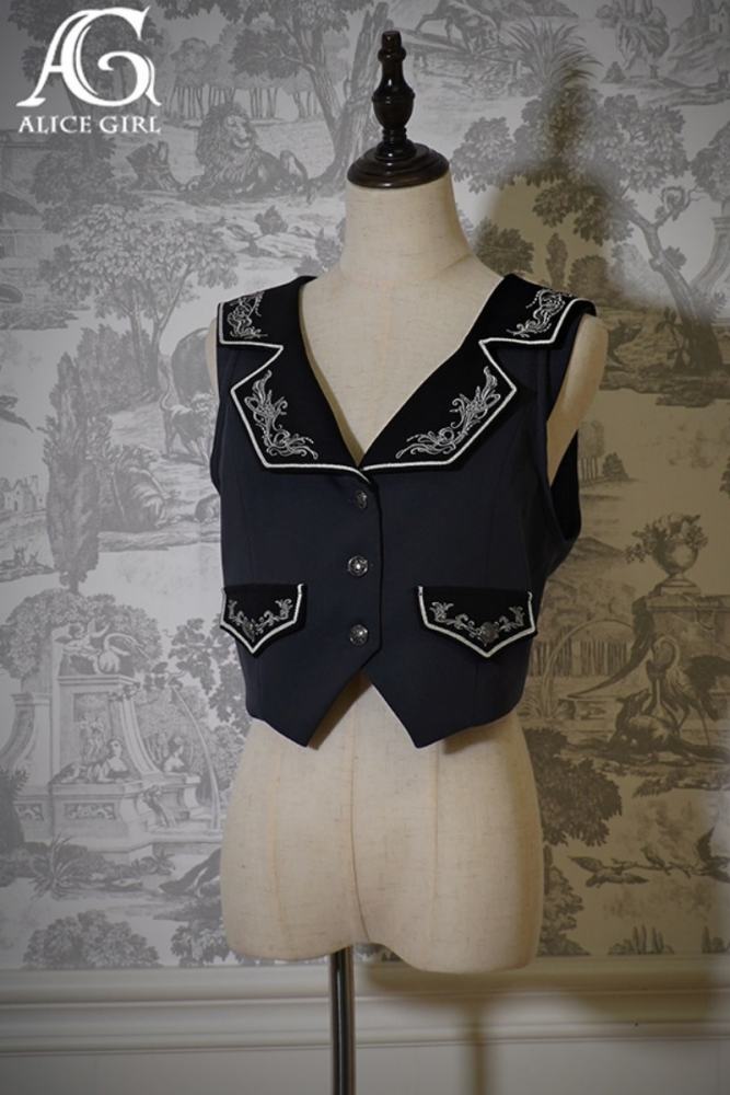 Alice Girl Nautical Treasure Hunt Guide Lolita Vest