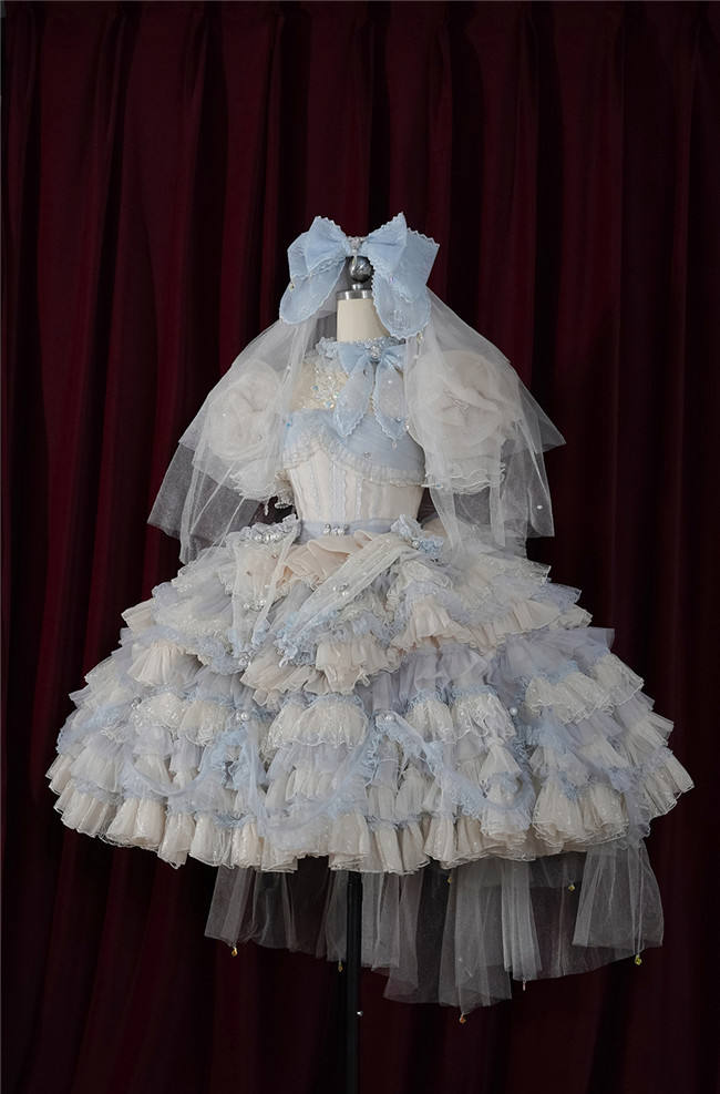 Henrietta Moonlight Crystal Dreams Super Luxury Lolita Skirt, Top and Accessories