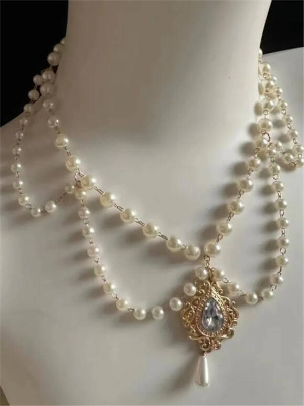 Meowing and Fruity Tana Manor Vintage Red Lolita Wedding  Accessories - Necklace/Crown