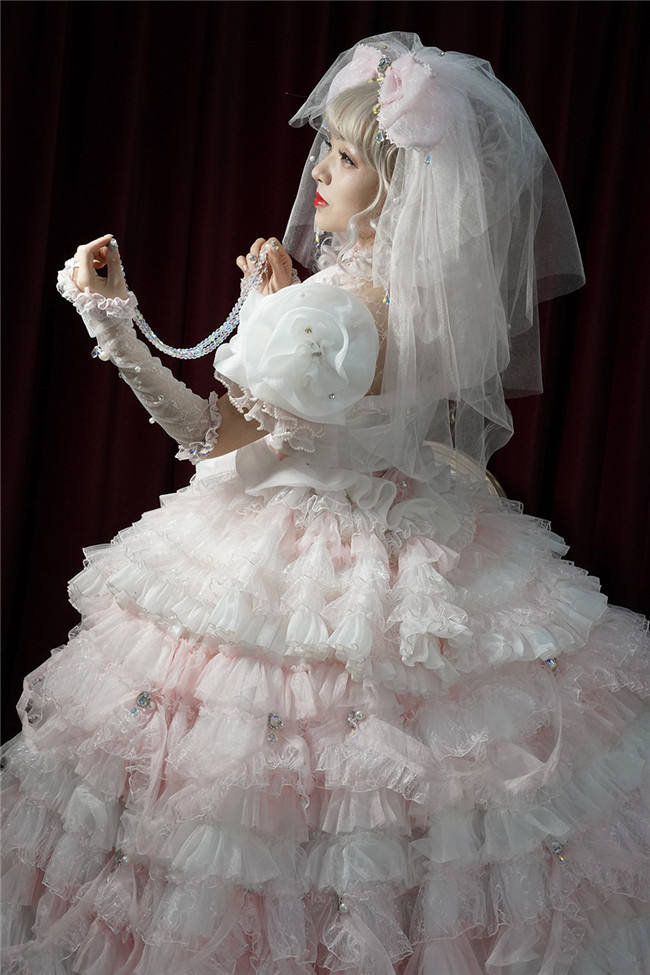 Henrietta Moonlight Crystal Dreams Super Luxury Lolita Skirt, Top and Accessories