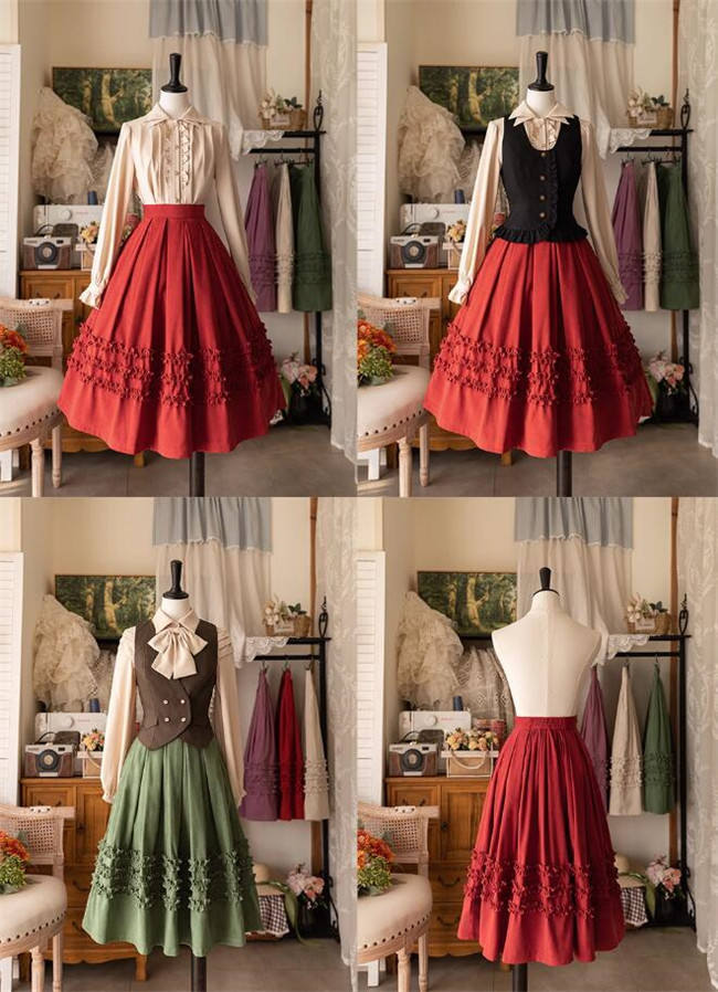 Forest Wardrobe Forest Basket Classic Lolita Skirt