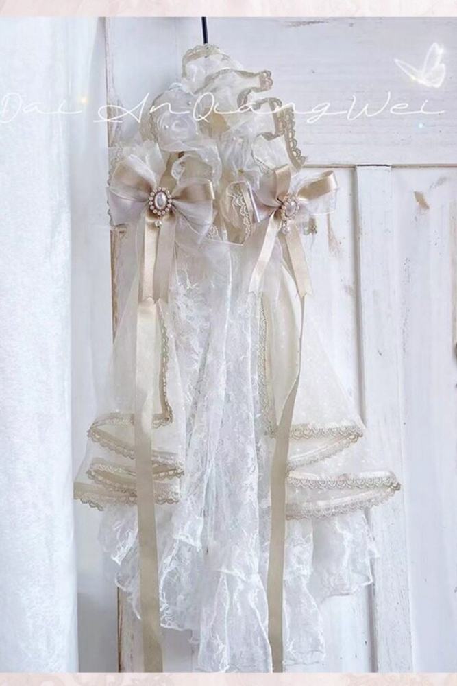 Maiye Diane Rose Hime Lolita Princess Headdress Wristcuffs Tailing