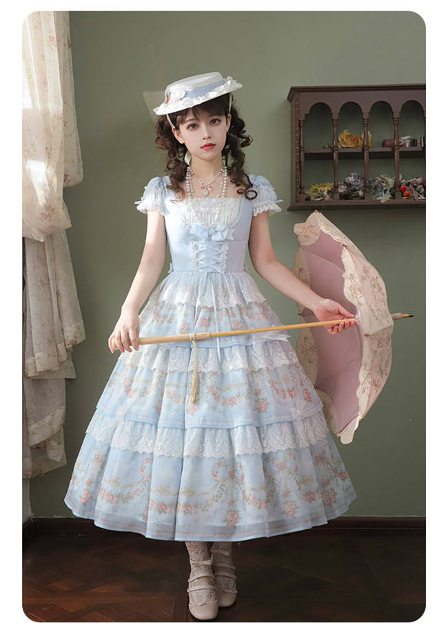 Summer Fairy Villandli Gardens Lolita One Piece