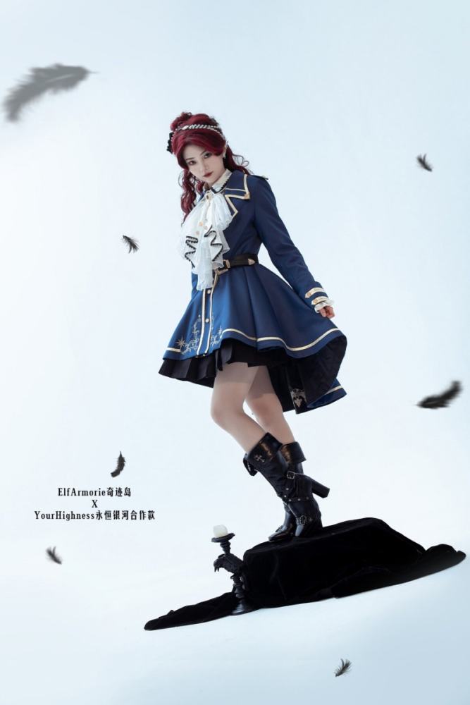 Your Highness The Oath of the Brave Military Lolita Jacket, Cape and Blouse