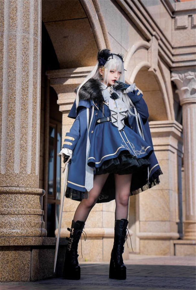 Your Highness The Oath of the Brave Military Lolita Jacket, Cape and Blouse