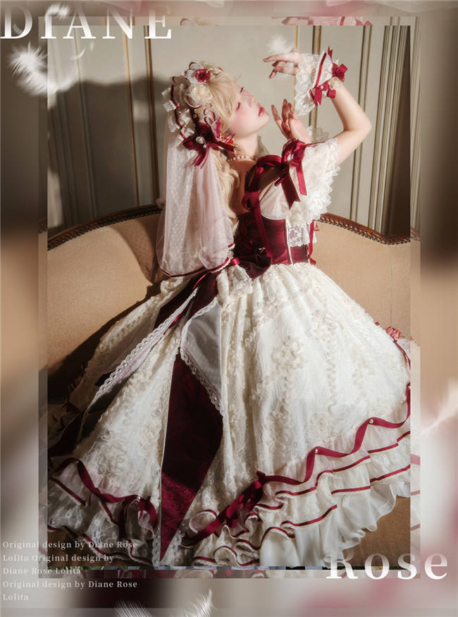 Maiye Original Diane Rose Hime Lolita Dress