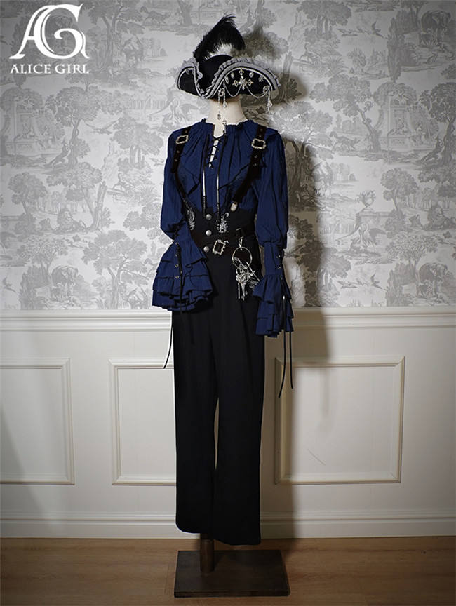 Alice Girl Nautical Treasure Hunt Guide Lolita Long Pants