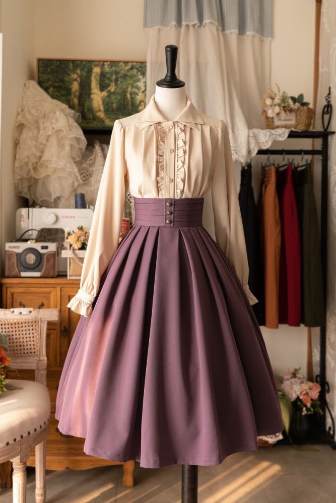 Forest Wardrobe Forest Basket Classic Lolita Blouse