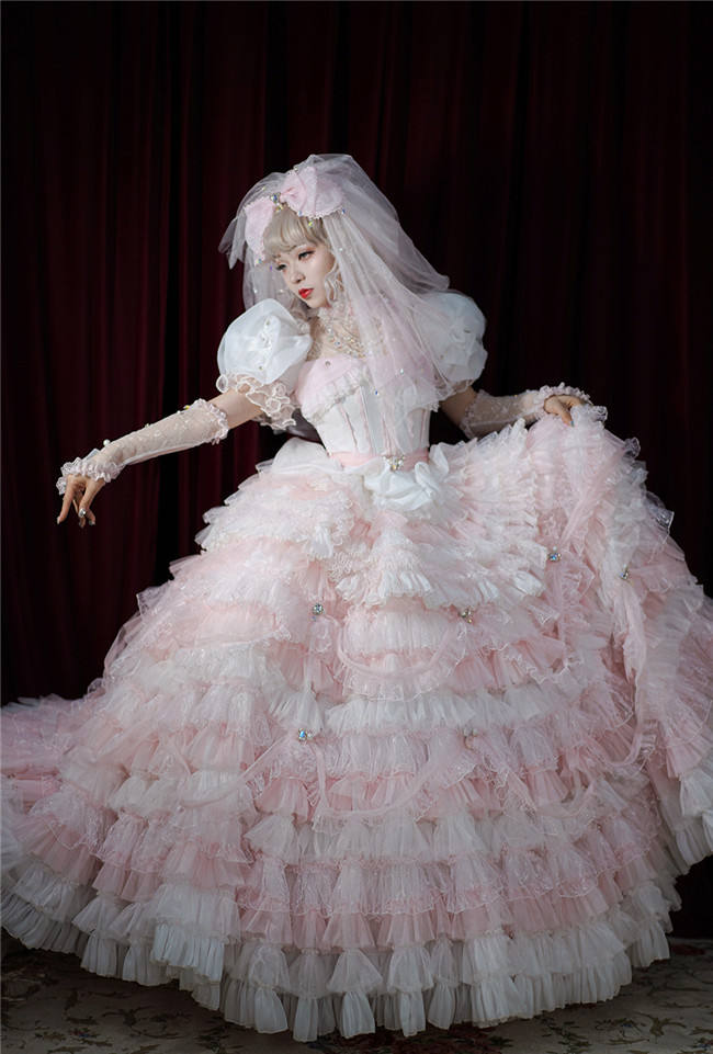 Henrietta Moonlight Crystal Dreams Super Luxury Lolita Skirt, Top and Accessories