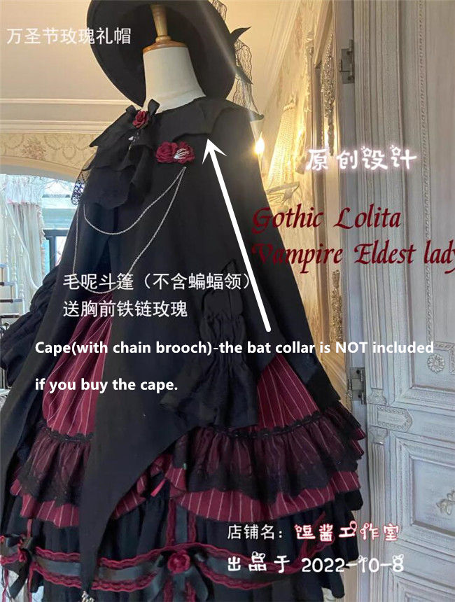 Miss Vampire Halloween Lolita Dress and Accessories