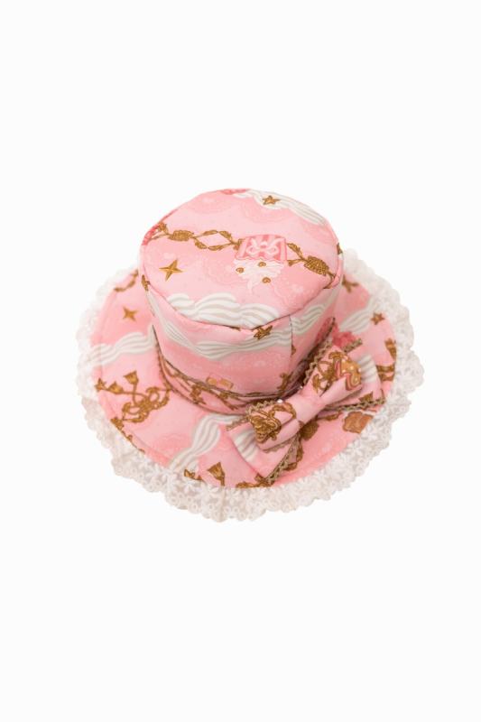 Nnstar Sugar Festivaly Retro Prints Lolita Hat Headbow and Choker