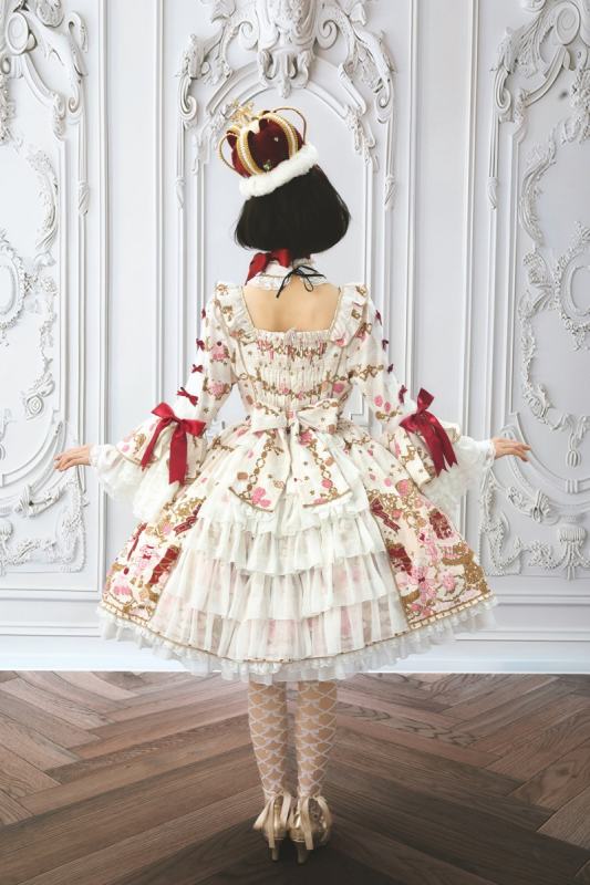 Nnstar Sugar Festivaly Retro Prints Lolita OP 3 Colors