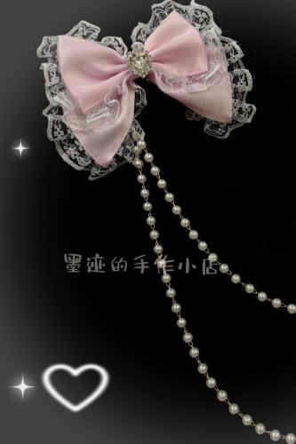 Moji Himegyaru Pink Bows Gyaru Waist Chain