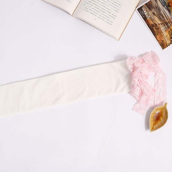 Lacework Above Knee-high Lolita Cotton Socks 4 Colors