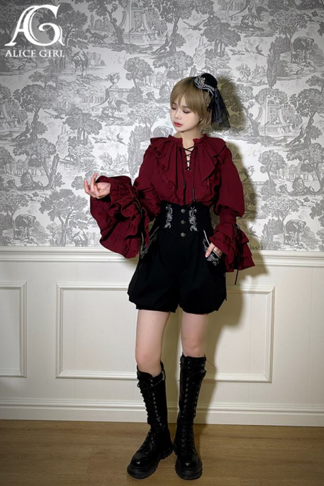 Alice Girl Nautical Treasure Hunt Guide Lolita Short Pants