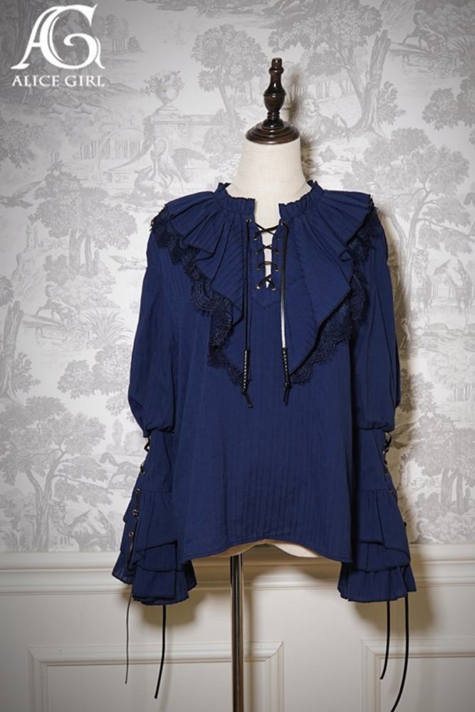 Alice Girl Nautical Treasure Hunt Guide Lolita Blouse