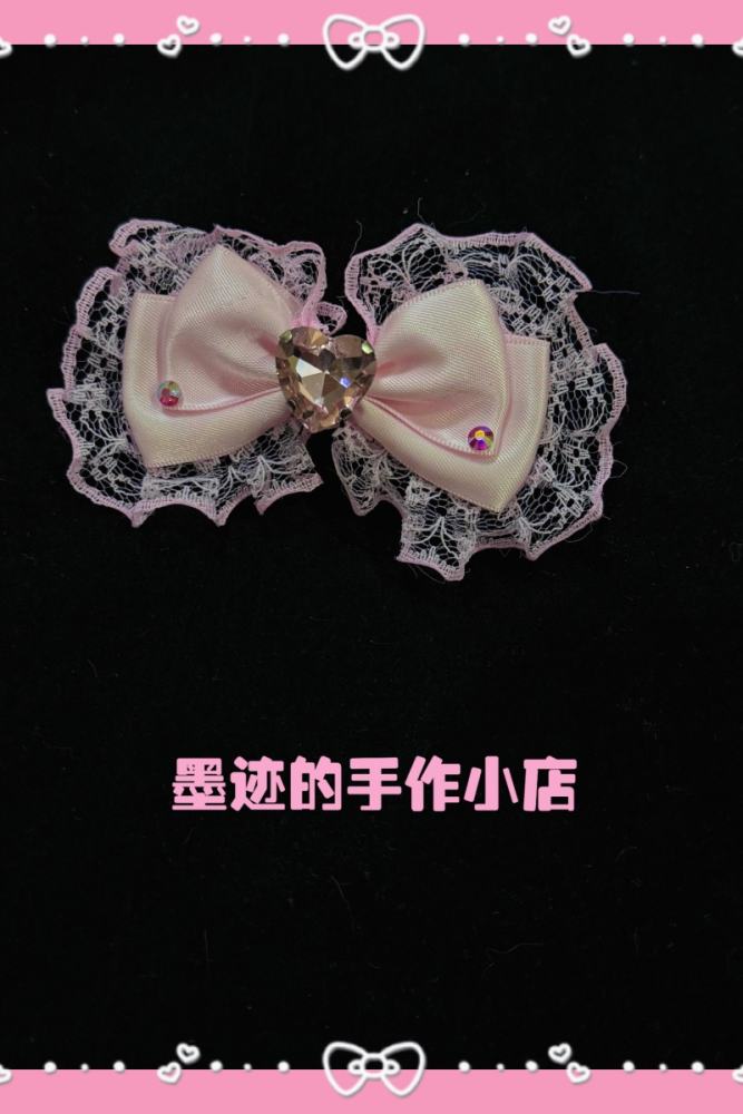 Moji Himegyaru Lace Bows Gyaru Golves and Rings