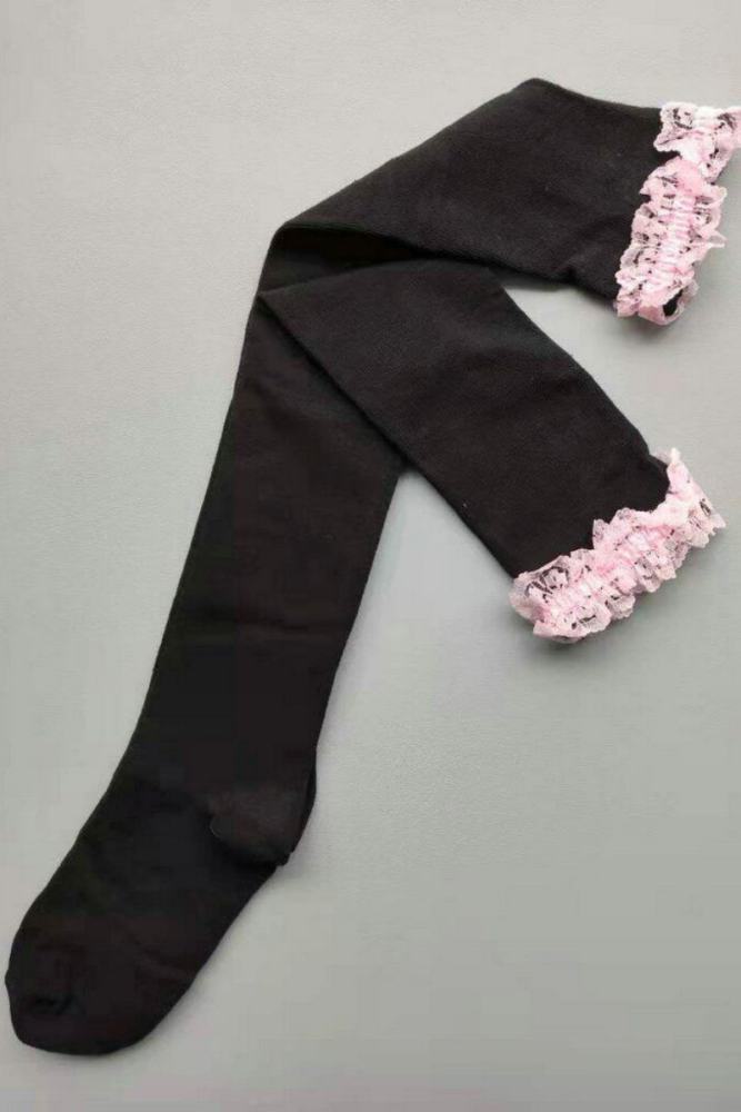 Lacework Above Knee-high Lolita Cotton Socks 4 Colors