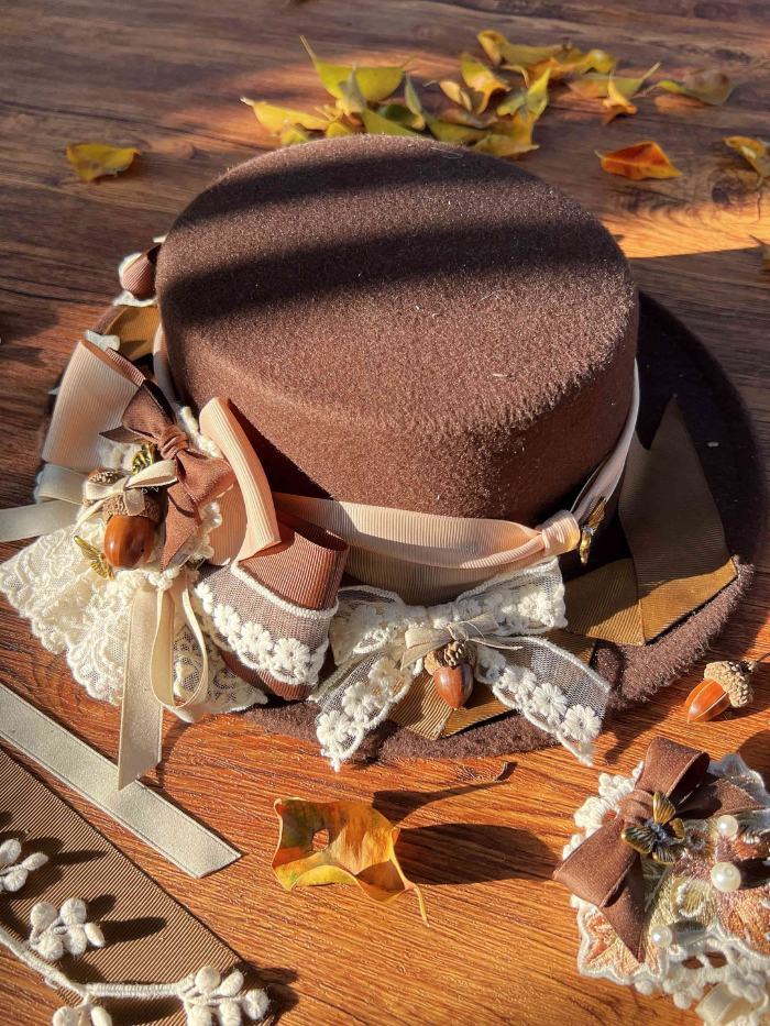 Shyp ~Forest Acorns~ Lolita Headdress Necklace and Belt