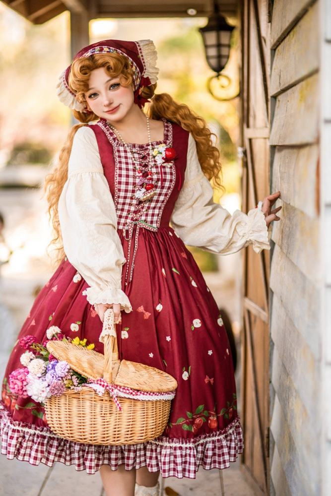 Miss Point Apple Grove Dirndl Dress One Piece
