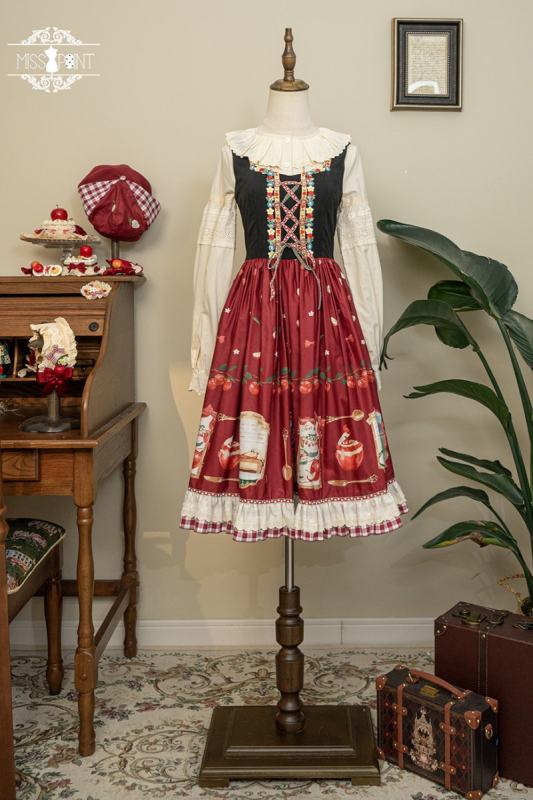 Miss Point Apple Grove Dirndl Dress Lolita Jumpers