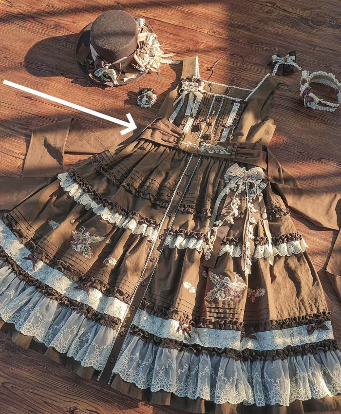 Shyp ~Forest Acorns~ Lolita Headdress Necklace and Belt