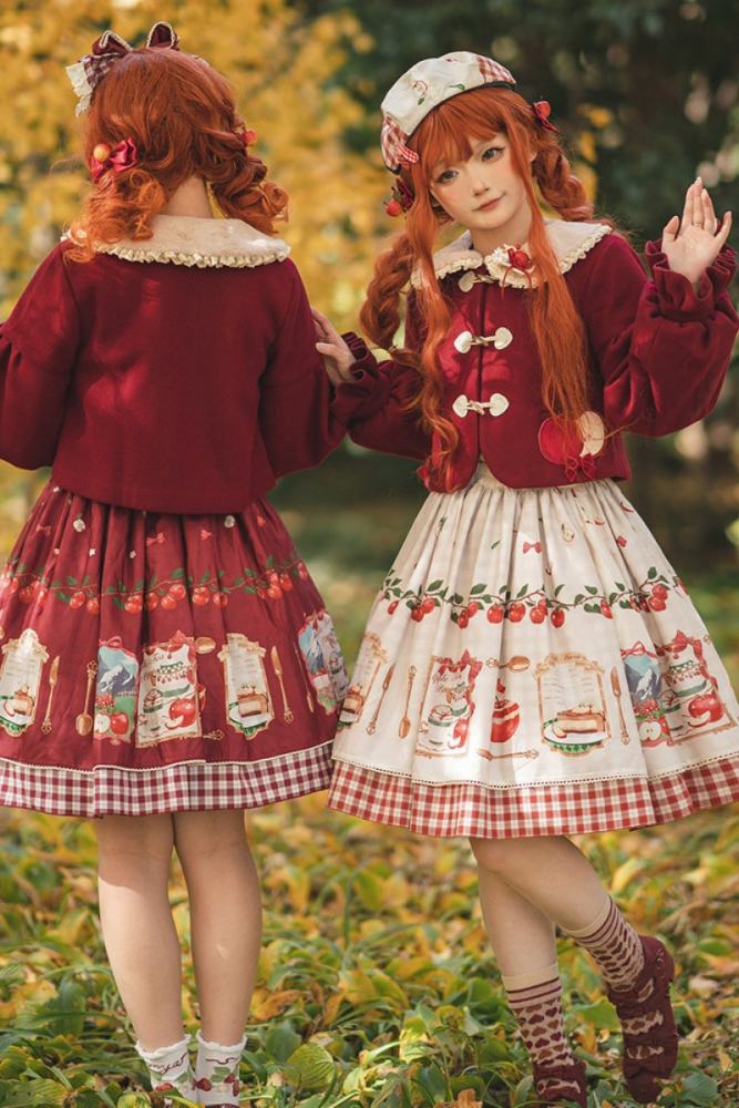 Miss Point Apple Grove Double-sides Wear Lolita Skirt