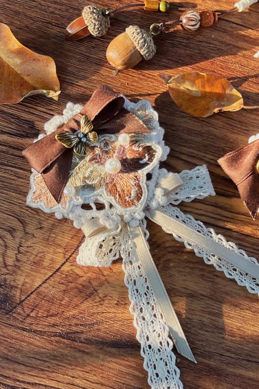 Shyp ~Forest Acorns~ Lolita Headdress Necklace and Belt