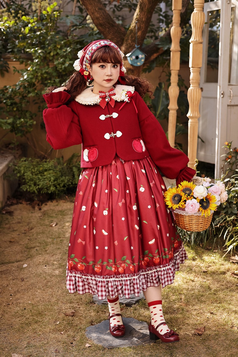Miss Point Apple Grove Dirndl Dress- My Lolita Dress